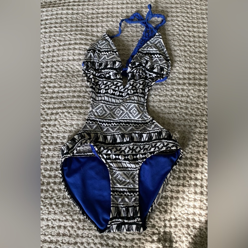 Cut- Away Bathing Suit